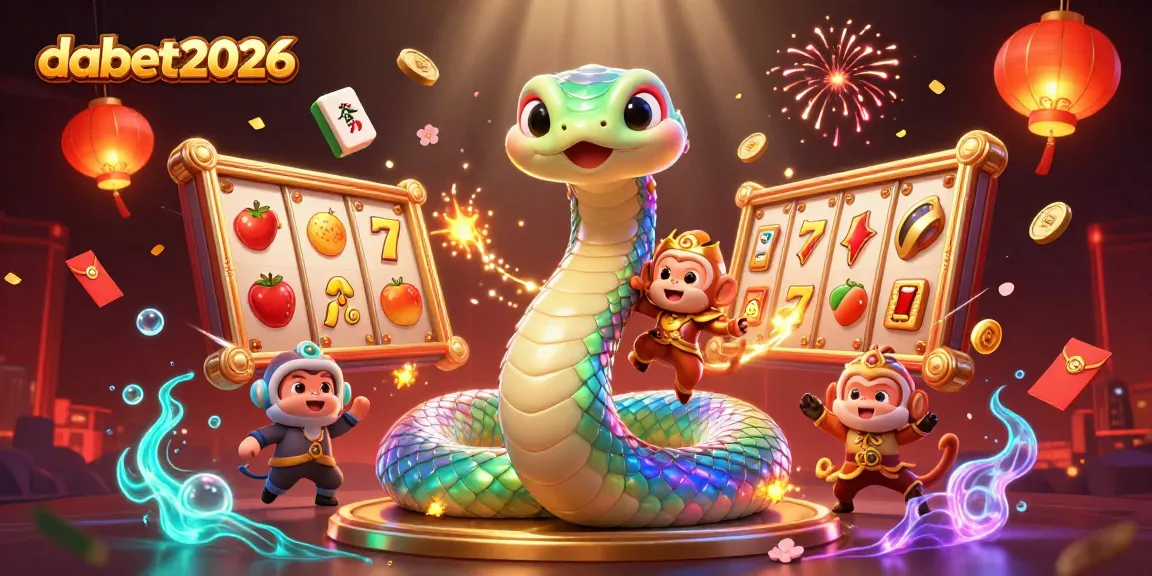 Experience the thrill of dabet2026 with vibrant casino elements and enchanting 3D artistry.