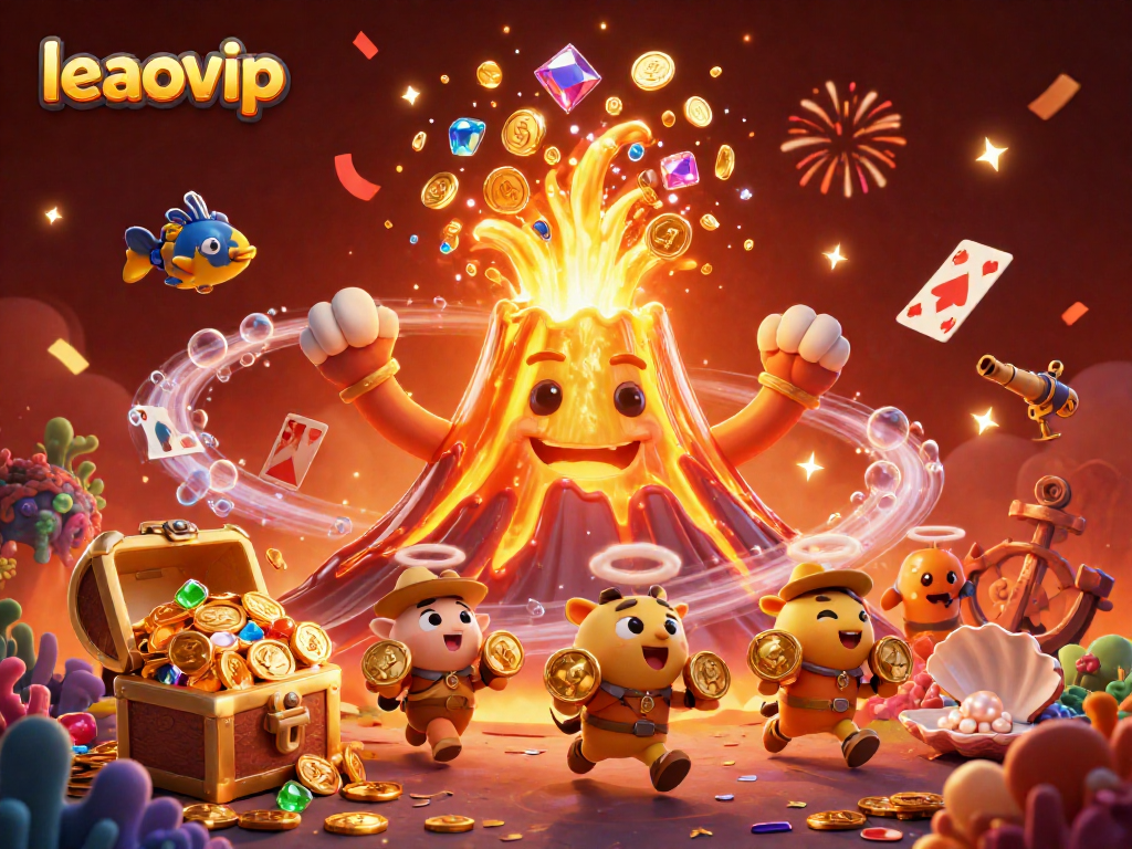 Experience the excitement of leaovip with a thrilling eruption of treasure and gaming elements.