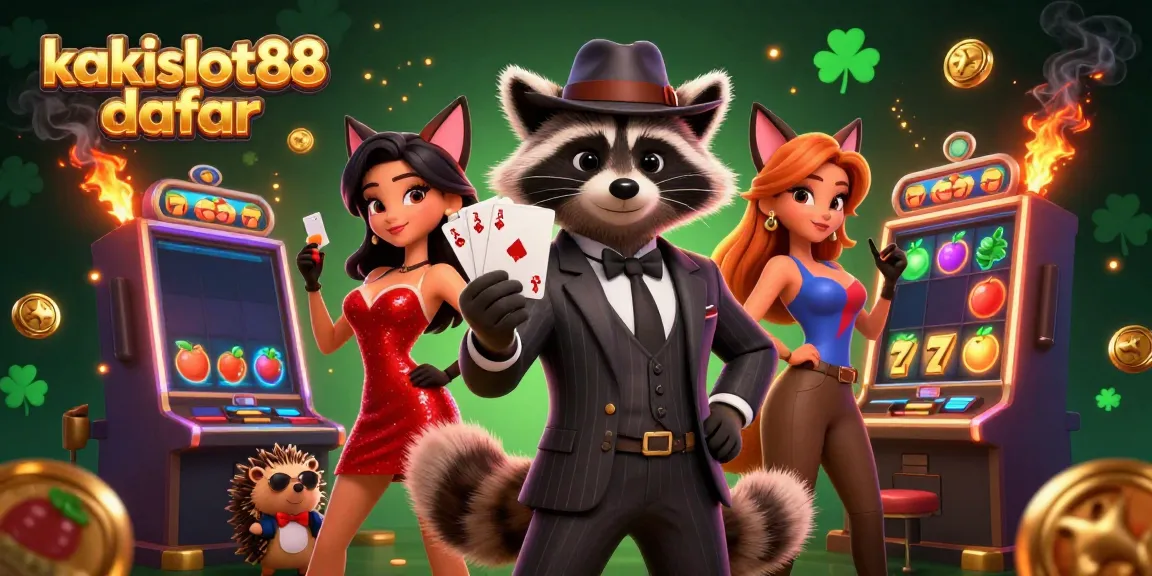 Menangkan jackpot di kakislot88 daftar dengan ilustrasi kasino yang dinamis dan penuh warna.
