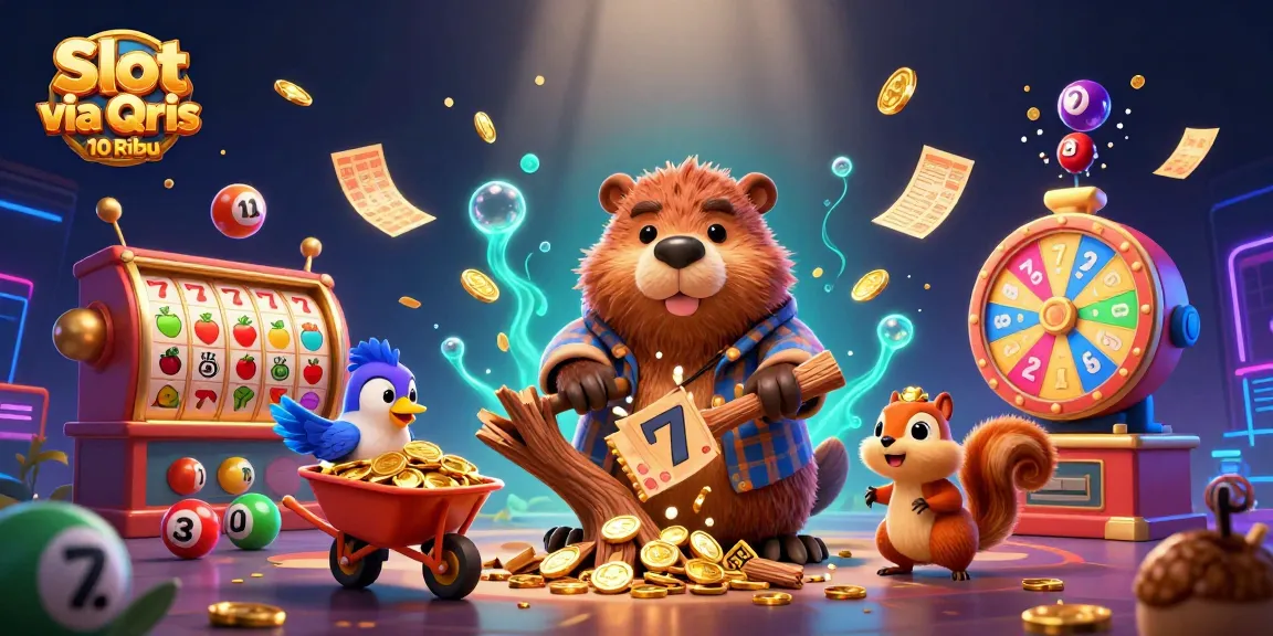 Experience thrilling Slot via Qris 10 Ribu gameplay with vibrant characters and dynamic casino elements.
