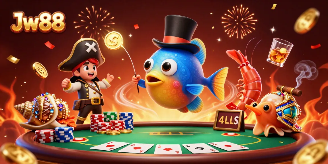 Experience exciting gaming with Jw88's captivating casino themes featuring enchanting characters.