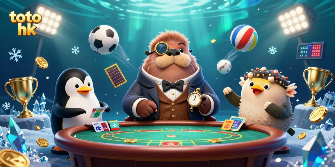 Mainkan toto hk dengan optimisme, didampingi walrus, dealer penguin, dan ikan puffer yang menggoda.