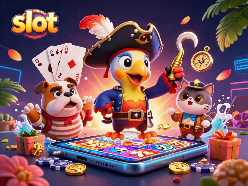 Menang besar dengan slot menarik yang didemonstrasikan oleh karakter kartun.