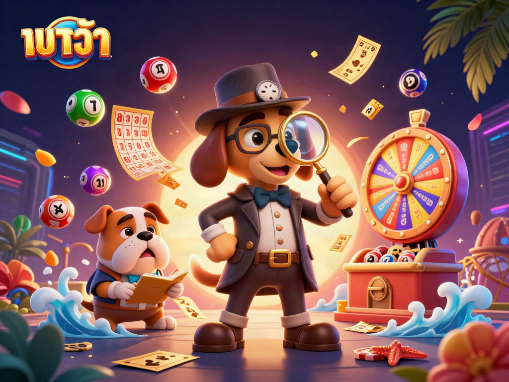 Play บาคาร่า with excitement in a vibrant, treasure-filled casino themed scene.