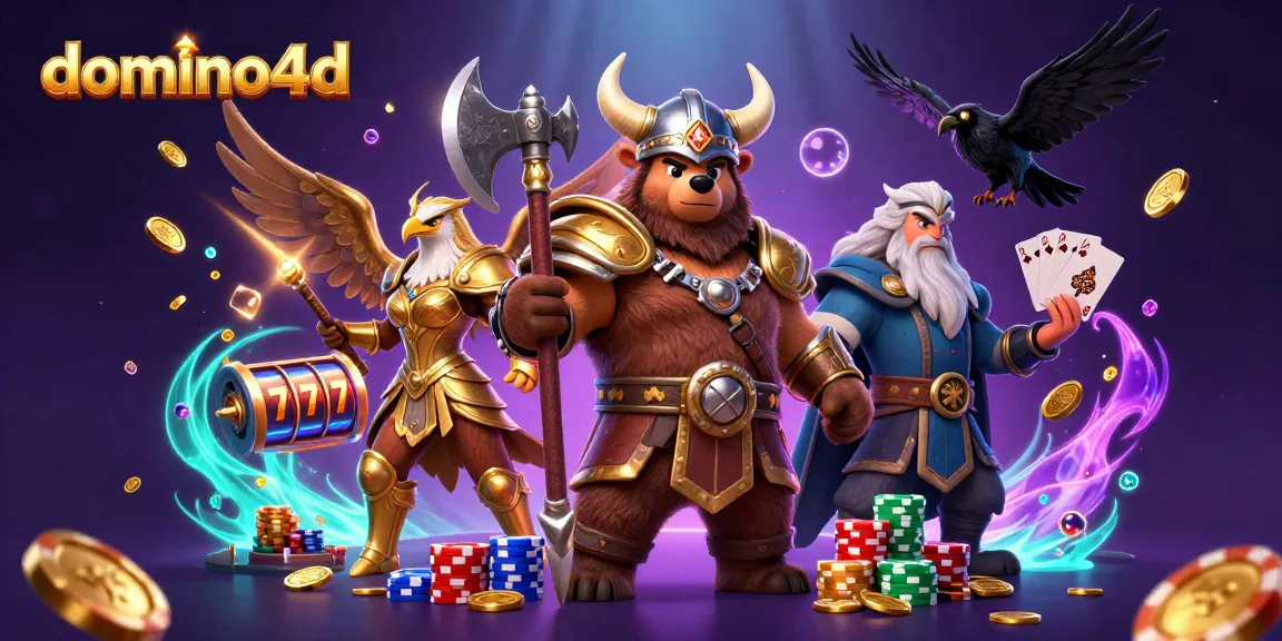 Menangkan jackpot di domino4d dengan slot gacor dan simbol keberuntungan.