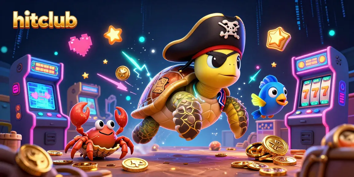 Experience the excitement of hitclub with a dynamic pirate-themed 3D casino scene full of treasures.