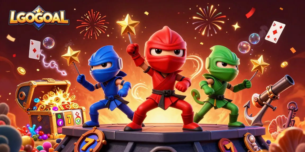 Engage with LGOGOAL's dynamic slot experience featuring vibrant chameleons and gold treasures.