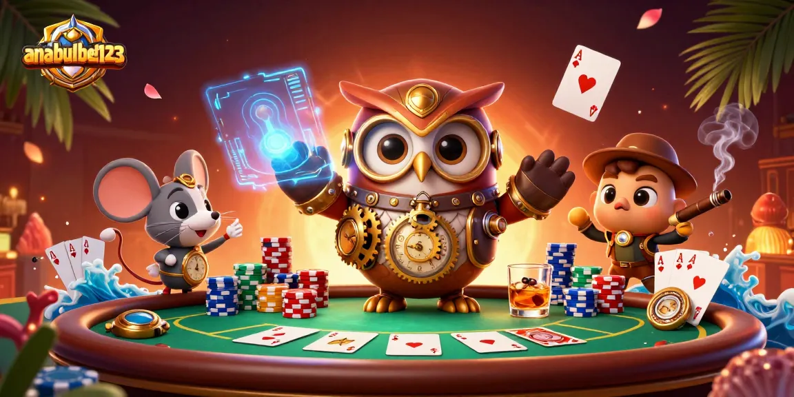 Menangkan permainan di anabulbet123 dengan karakter kasino dan elemen steampunk yang memukau.