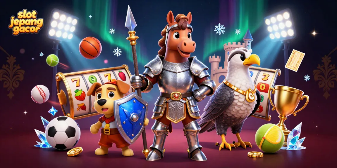 Engage with the slot jepang gacor adventure featuring knights and treasures in a dynamic gaming scene.