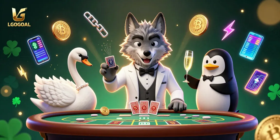 Engage with LGOGOAL's thrilling casino atmosphere featuring stylish 3D characters in action.