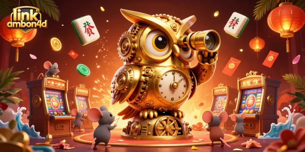 Engage in thrilling gameplay with link ambon4d’s vibrant casino floor, featuring dynamic slot machines and animated characters.