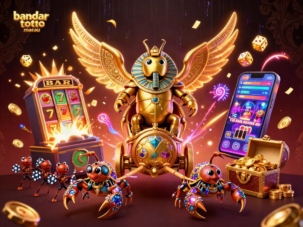 Bandar toto macau menampilkan keajaiban permainan lotere dengan karakter istimewa dan kegembiraan visual.