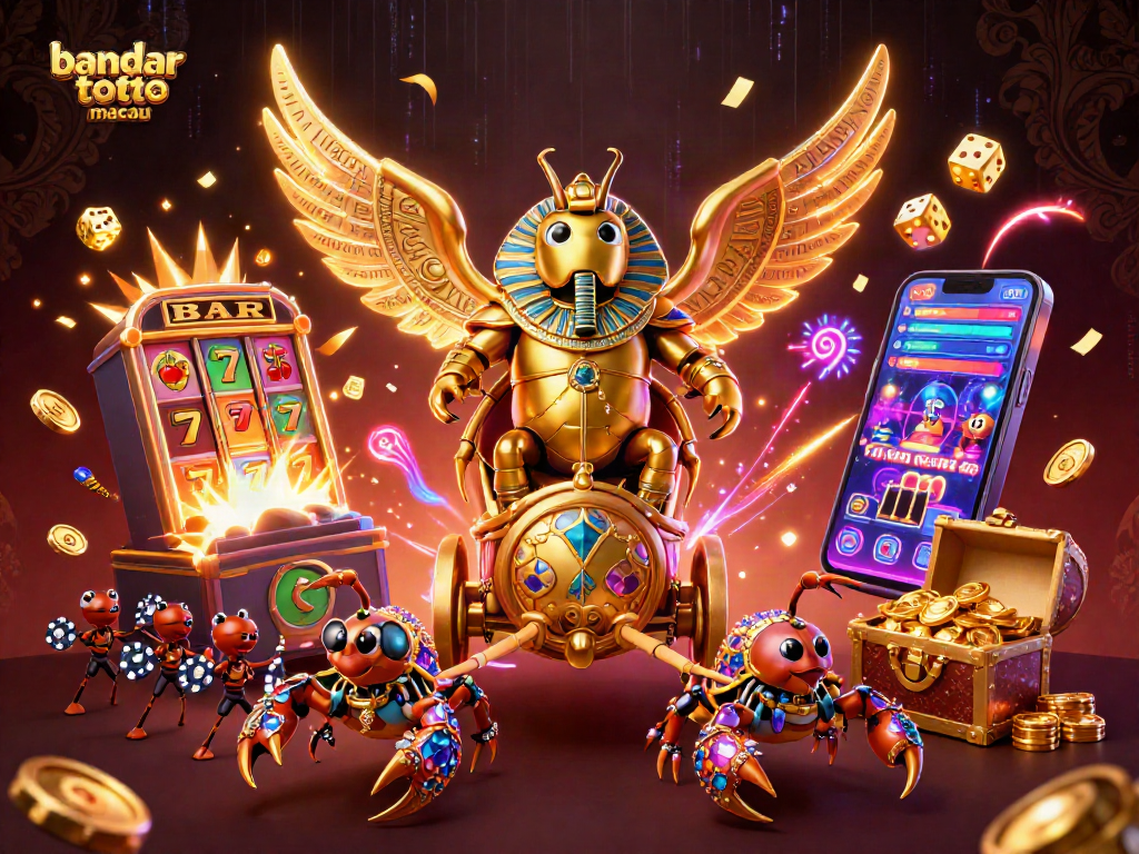 Bandar toto macau menampilkan keajaiban permainan lotere dengan karakter istimewa dan kegembiraan visual.